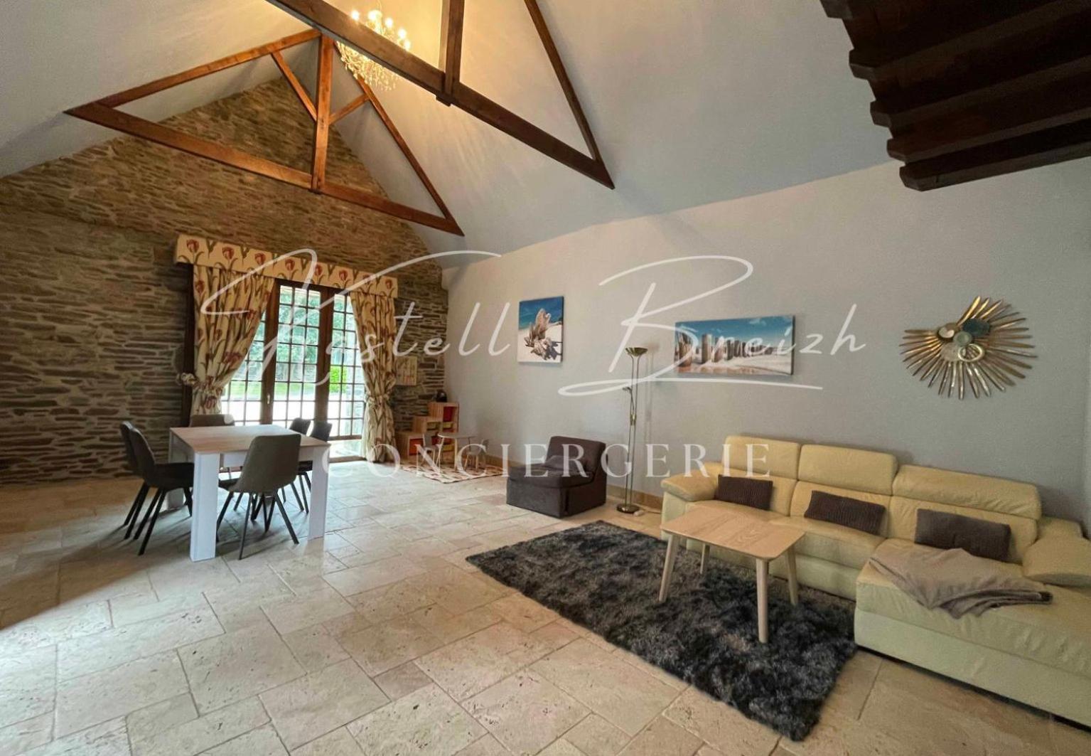 La Longere Du Manoir Villa Laniscat Luaran gambar