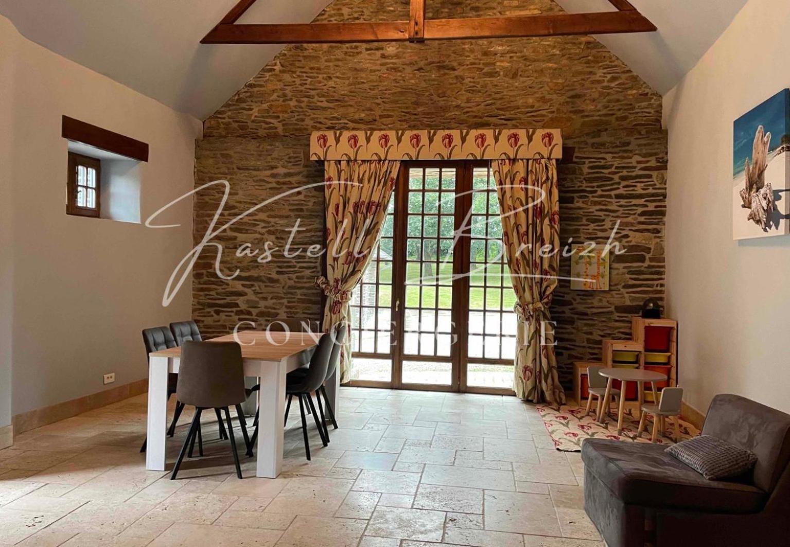 La Longere Du Manoir Villa Laniscat Luaran gambar